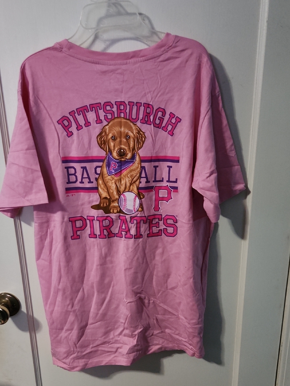 Pittsburgh Pirates Pink Puppy Graphic Tee